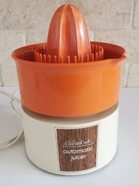 Vintage Automatic Orange Juicer WORKS Electric Sears Counter Craft Orange Juice